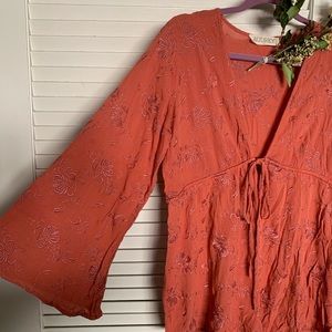 Embroidered Romper